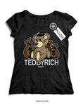 T-shirt donna Nera Teddy Rich