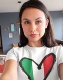 T-shirt donna Bianca Rinascerò