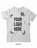 T-shirt uomo ”YOUR LOGO HERE” white