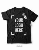 T-shirt uomo ”YOUR LOGO HERE” black