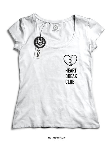 TShirt Donna – HEART BREAK CLUB “il Club dei cuori spezzati”