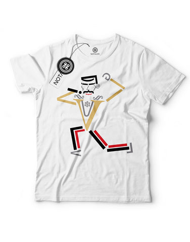 T-shirt Uomo Bianca Freddie Mercury font