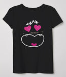 T-shirt donna nera Love Spank